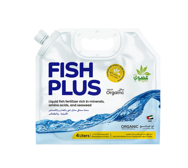 Fish Plus Liquid 4L | Organic Liquid Fertilizer with Seaweed & Amino Acids