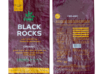 Black Rocks Powder 20kg | Organic Farming Soil Enhancer