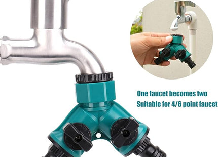 2 WAY HOSE SPLITTER SHUTOFF VALVE