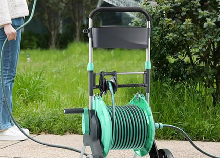 HOSE REEL CART WITH SHELF