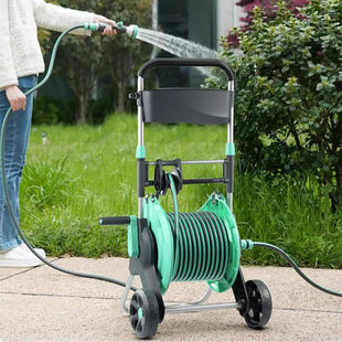 HOSE REEL CART WITH SHELF