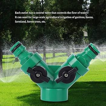 2 WAY HOSE SPLITTER SHUTOFF VALVE