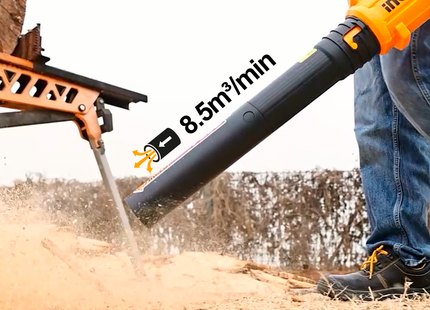 منفاخ لاسلكي INGCO 20 فولت CABLI203235 (INGCO Cordless Blower 20V, 15000rpm, 115km/h, with a 2.0Ah Battery and a Charger)