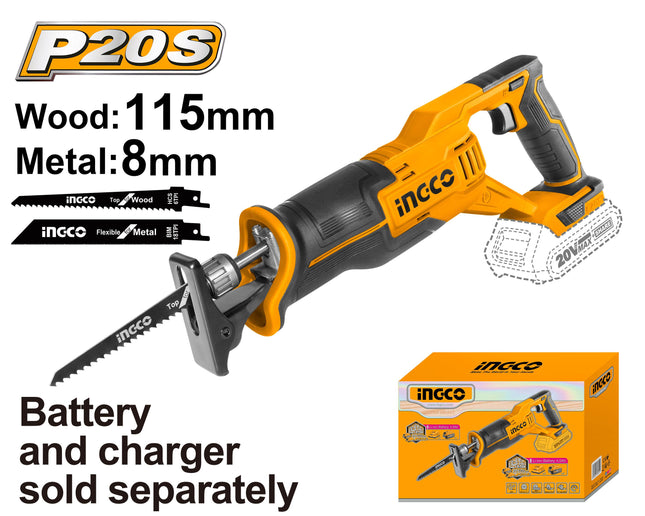 منشار INGCO اللاسلكي الترددي (INGCO Cordless reciprocating saw)