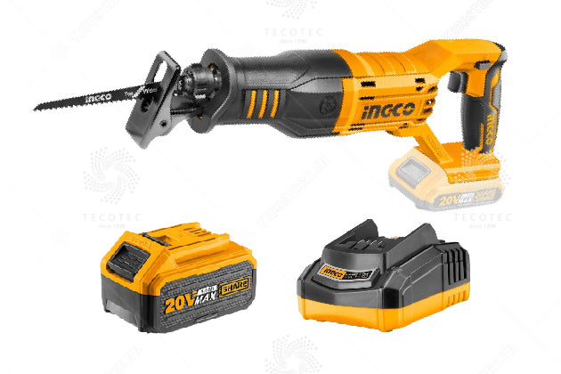 منشار ترددي سلكي من إنجكو يعمل ببطارية ليثيوم أيون 115 مم 20 فولت