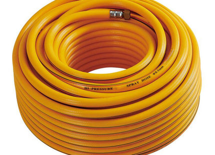 8.5MM 5 LAYERS HIGH-PRESSURE SPRAY HOSE, 50M PER ROLL, YELLOW COLOR