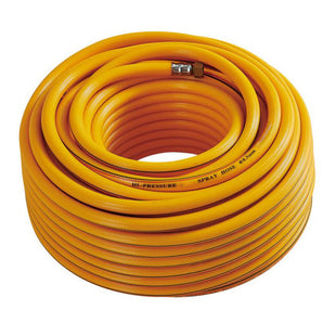 8.5MM 5 LAYERS HIGH-PRESSURE SPRAY HOSE, 50M PER ROLL, YELLOW COLOR