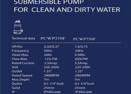 0.5 HP CLEAN WATER PUMP 350F