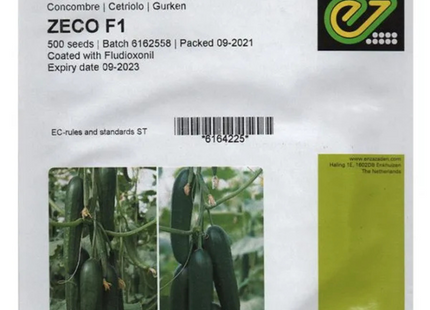 CUCUMBER ZECOF1 500 SEED PKT