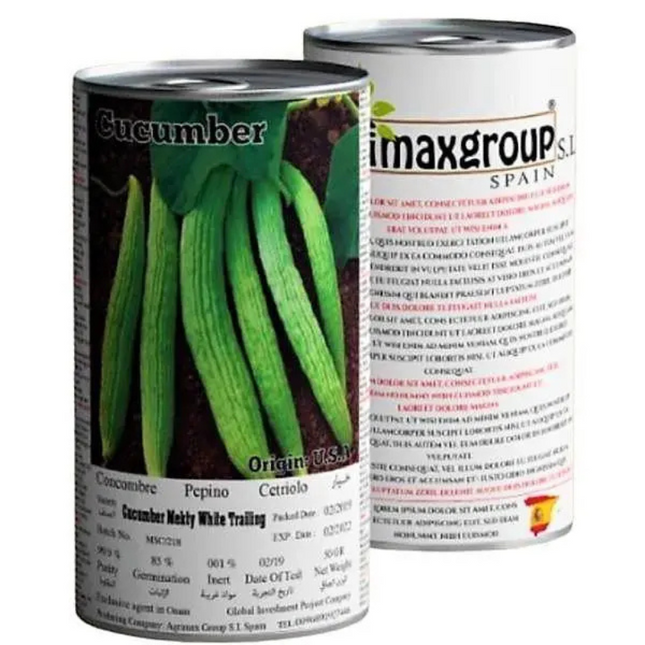 AGRI MAX CAN CUCUMBE AGRIMAXER H-MEKLY WHITE TRAILING
