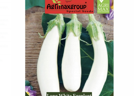 باذنجان AGRIMAX HOBBY طويل أبيض اللون