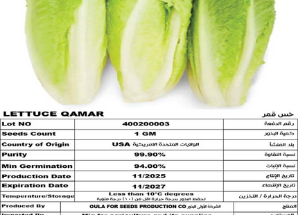 خس قمر (LETTUCE QAMAR) 1 GM – Mig Farm