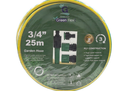 PVC/GARDEN HOSE WITH FEETING 3/4 50M