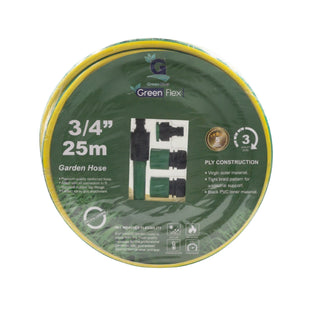 PVC/GARDEN HOSE WITH FEETING 3/4 50M